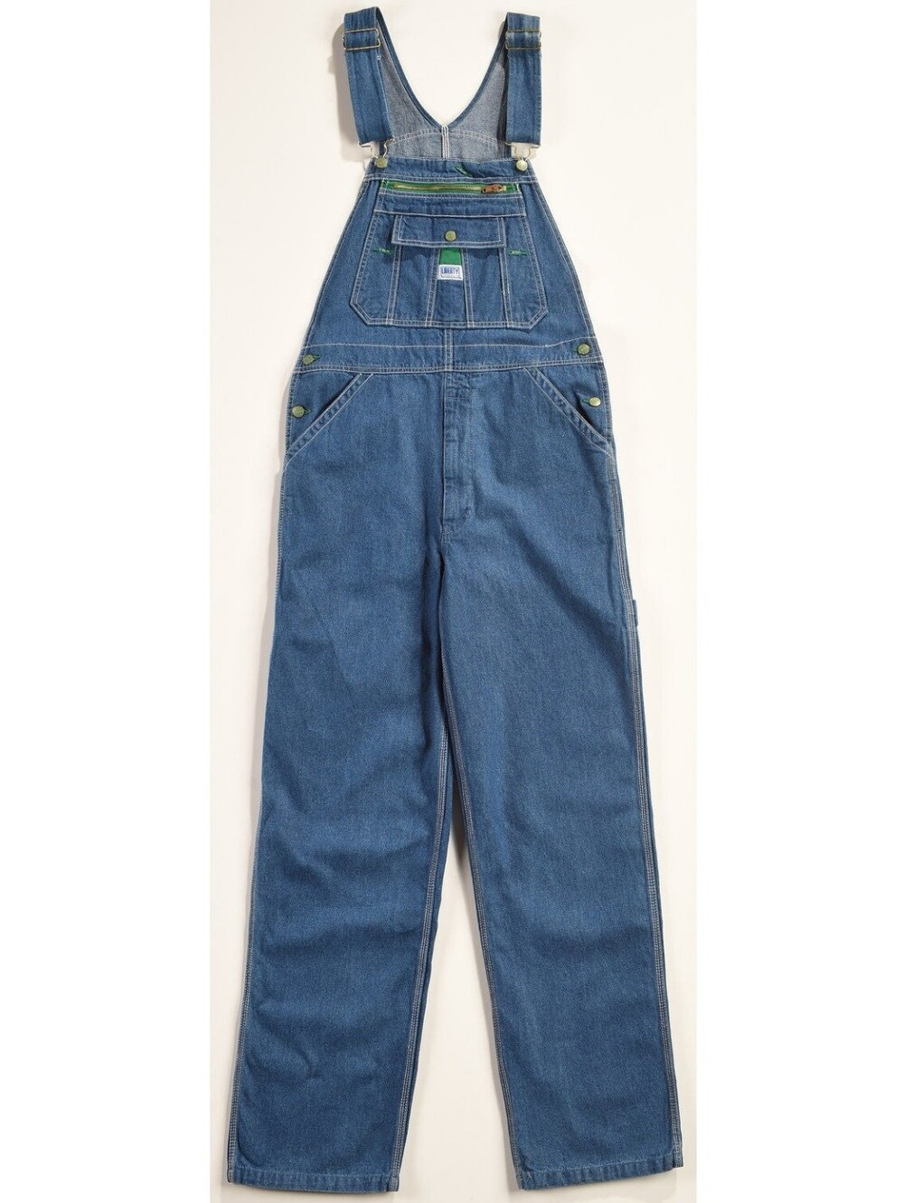 Like NEW LIBERTY Men's Denim Overalls - Classic Blue Relaxed Fit - 40×28